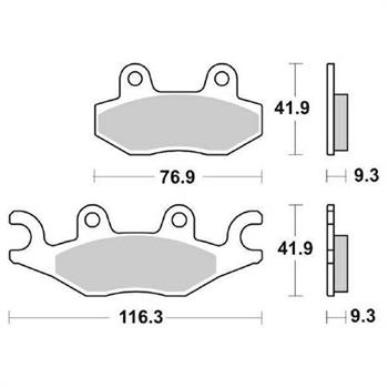 PASTIGLIE TGB XMOTION 125/250/300 ANT.-PGO