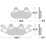 PASTIGLIE TGB XMOTION 125/250/300 ANT.-PGO