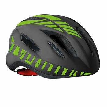 CASCO CICLO TYPHOON MIS.L (58-61cm) NERO VERDE