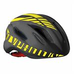 CASCO CICLO TYPHOON MIS.M (54-57cm) NERO GIALLO