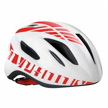 CASCO CICLO TYPHOON MIS.L (58-61cm) BIANCO ROSSO