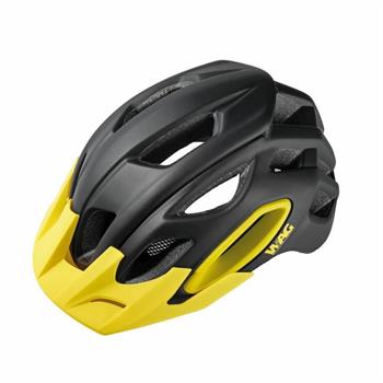 CASCO CICLO WAG OAK MIS. L (60-64cm) GIALLO NERO