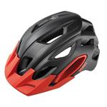 CASCO CICLO WAG OAK MIS. L (60-64cm) NERO/ROSSO