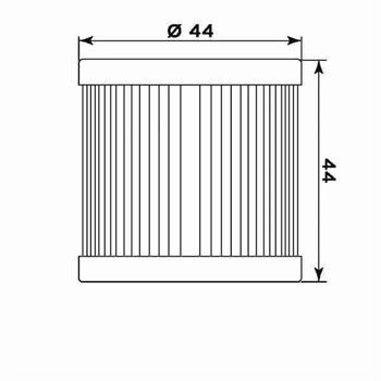 FILTRO OLIO HF139 KAWASAKI-SUZUKI