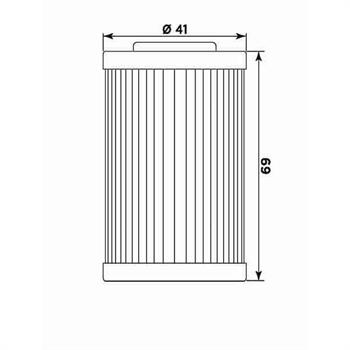 FILTRO OLIO MEIWA KT8001-HIFLO HF155 KTM-HUSQUARNA-BETAMOTOR