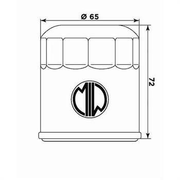 FILTRO OLIO HF156 KTM