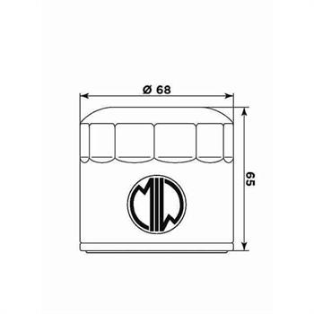 FILTRO OLIO HF191 TRIUMPH-BENELLI BN302/TRK 502