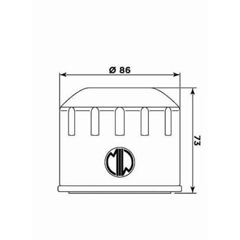 FILTRO OLIO HF557 BOMBARDIER 500