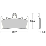 PASTIGLIE SBS 686* KAWASAKI ZX6/7/9R-SUZUKI GSX 1000R ANT.