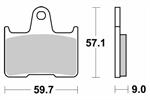 PASTIGLIE SBS 765 SUZUKI GSX R600-G SF BANDIT 650 POST.