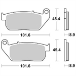 PASTIGLIE SBS 807* HARLEY XL 883-XL 1200 ANT.SINTER.