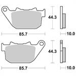 PASTIGLIE SBS 808 HARLEY XL 883-XL 1200 POST.SINTER.