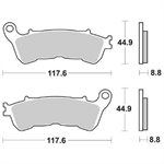 PASTIGLIE SBS 828* HONDA CBR 250-HORNET 600-NC700 ANT.