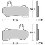 PASTIGLIE SBS 830* HARLEY 1130-1250-1584-1690-1750 ANT.SINT