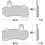 PASTIGLIE SBS 830 HARLEY 1130-1250-1584-1690-1750 POST.SINT.