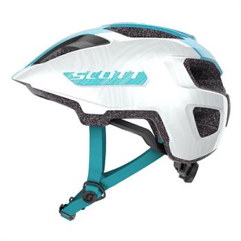 CASCO SCOTT MOD.SPUNTO JUNIOR BIANCO/CELESTE TG.50-56