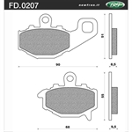 PASTIGLIE(p) KAWASAKI ER6N-VERSYS 650-ZX6R-ZX10R