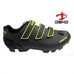 SCARPA MTB DEKO NEW CROSS NERA/GIALLA 3 STRAPPI