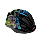 CASCO CICLO JUNIOR RAPTOR BLU TG. 52-56cm 12 FORI