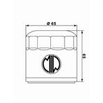 FILTRO OLIO MEIWA BE12001-HIFLO HF553 BENELLI TRK 502 VARIE