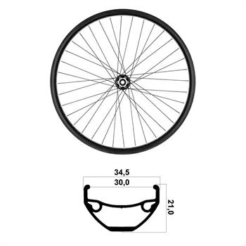 RUOTA ANTERIORE 29 x30mm TUBELESS READY PERNO PASSANTE DISK