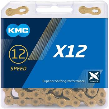 CATENA KMC 12V X12 TI-N ORO 126 MAGLIE