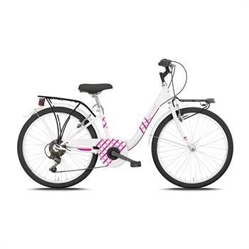 CICLO 24 DONNA VICOLO 24.2 6V BIANCO FUXIA