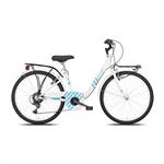 CICLO 24 DONNA VICOLO 24.2 6V BIANCO BLUE