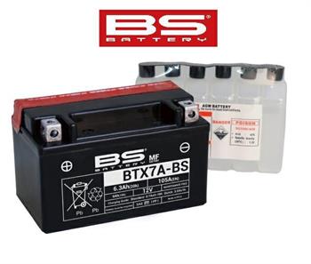 BATTERIA BS YTX7A-BS ACIDO A CORREDO