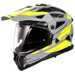 CASCO LS2 MX702 PIONEER 2 NAMIB GRIGIO-YELLOW MAT ECE22.06