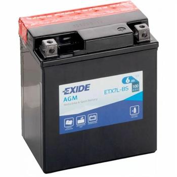 BATTERIA ETX7L-BS ACIDO A CORREDO EXIDE (YTX7L-BS)