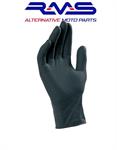 GUANTI NITRILE SENZA POLVERE CONF.100PZ. NERI TG.M-L-XL