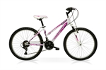 CICLO 24 MTB DONNA SUPREMA 18V BIANCO