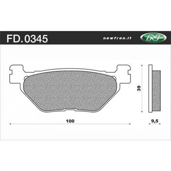 PASTIGLIE YAMAHA TDM 900-XV 950 BLOT-FJR 1300-XVS 1300 POST.