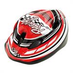 CASCO CICLO RAGAZZO RACING ROSSO