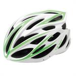 CASCO CICLO SONIC 24 FORI RETE FRONT 240gr BIA/VERDE TG. L