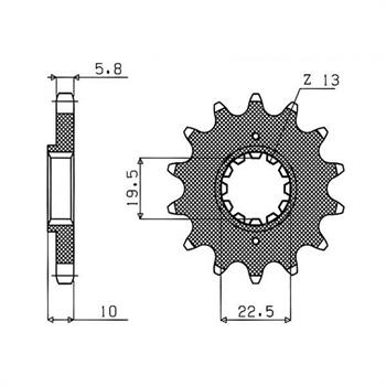 PIGNONE FANTIC CABALLERO 250-SUZUKI *1432*